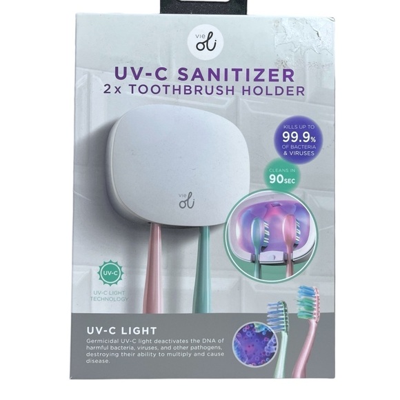 NWT Vie Oli UV-C Sanitizer Phone and Toothbrush Duo - Picture 4 of 7